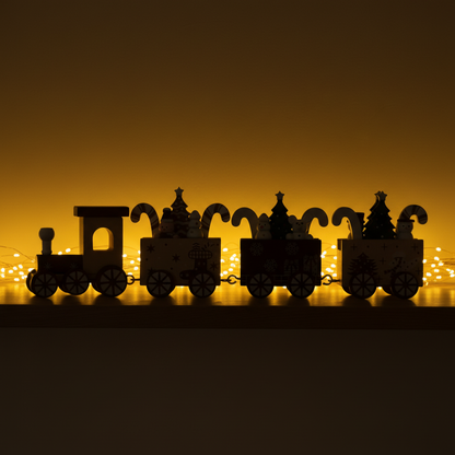 Tren NavideÃ±o Galleta CafÃ© â€“ 23 cm