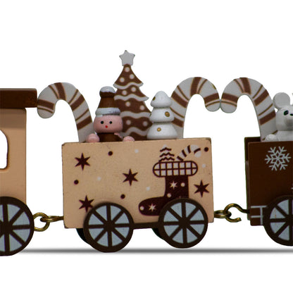 Tren NavideÃ±o Galleta CafÃ© â€“ 23 cm