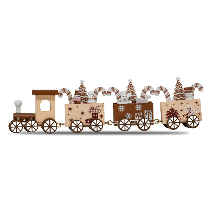 Tren NavideÃ±o Galleta CafÃ© â€“ 23 cm