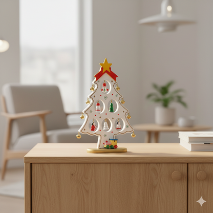 Adorno NavideÃ±o Ãrbol Blanco â€“ 22 cm