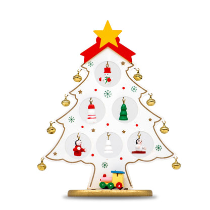 Adorno NavideÃ±o Ãrbol Blanco â€“ 22 cm