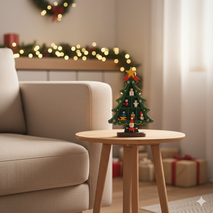 Adorno NavideÃ±o Ãrbol Verde con Cajones â€“ 20 cm