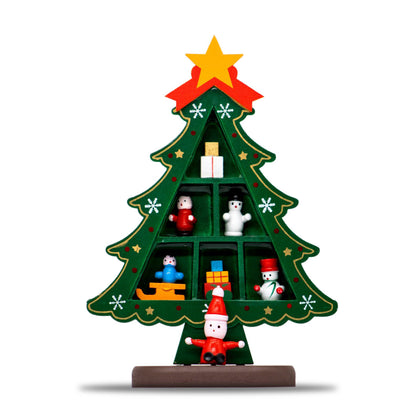 Adorno NavideÃ±o Ãrbol Verde con Cajones â€“ 20 cm