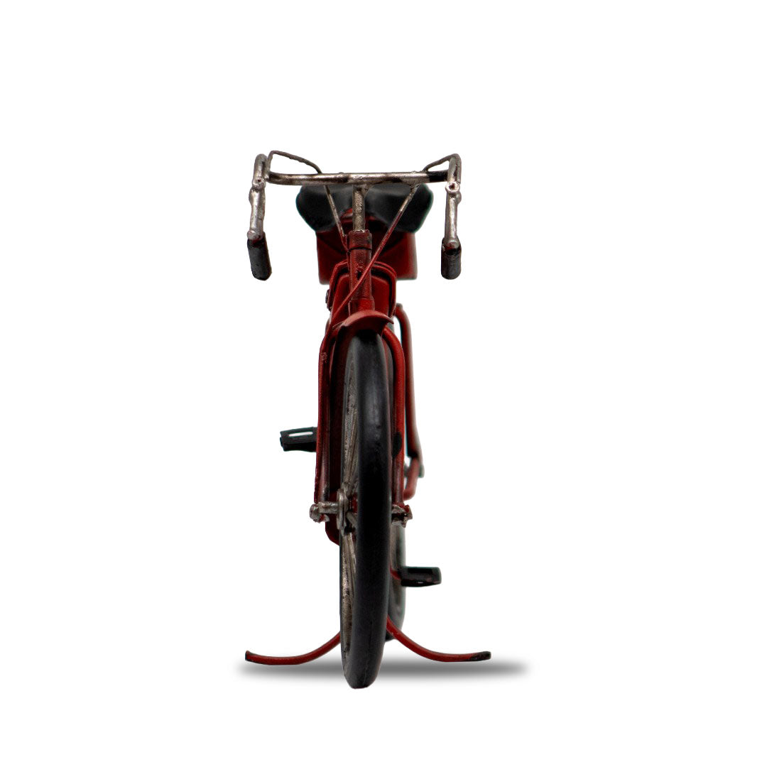 Bicicleta Decorativa de Metal Vintage Roja â€“ 18 cm