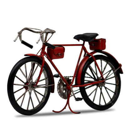 Bicicleta Decorativa de Metal Vintage Roja â€“ 18 cm