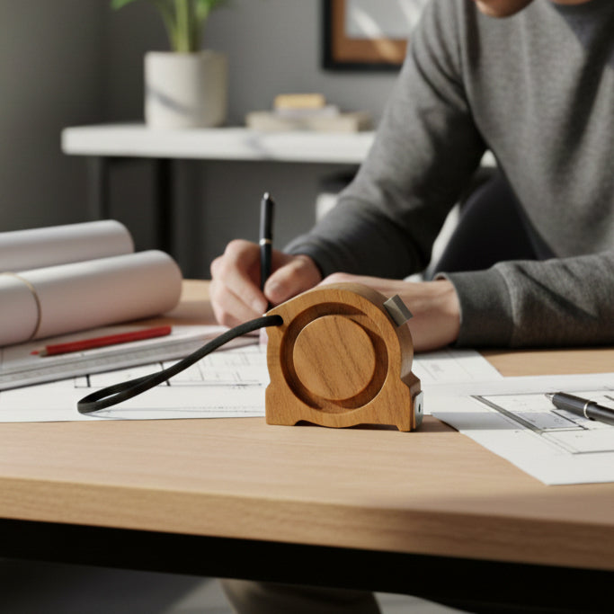 FlexÃ³metro Decorativo de Madera â€“ 10 cm