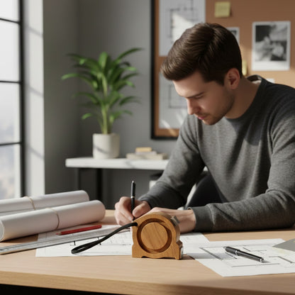 FlexÃ³metro Decorativo de Madera â€“ 10 cm