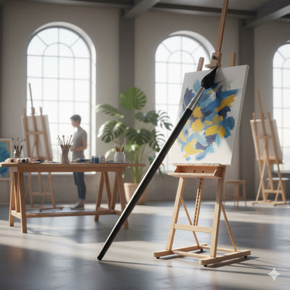 Pincel Gigante Decorativo Negro â€“ 180 cm